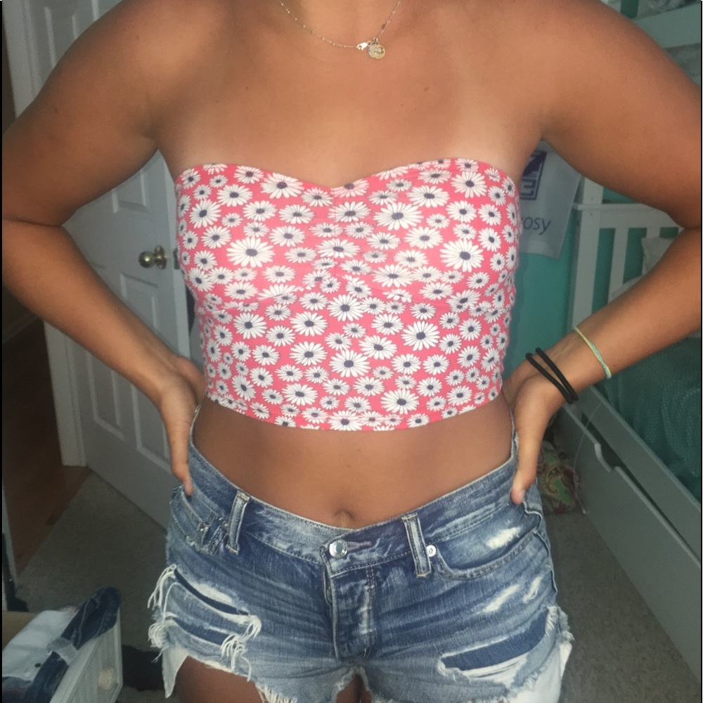 Floral crop top